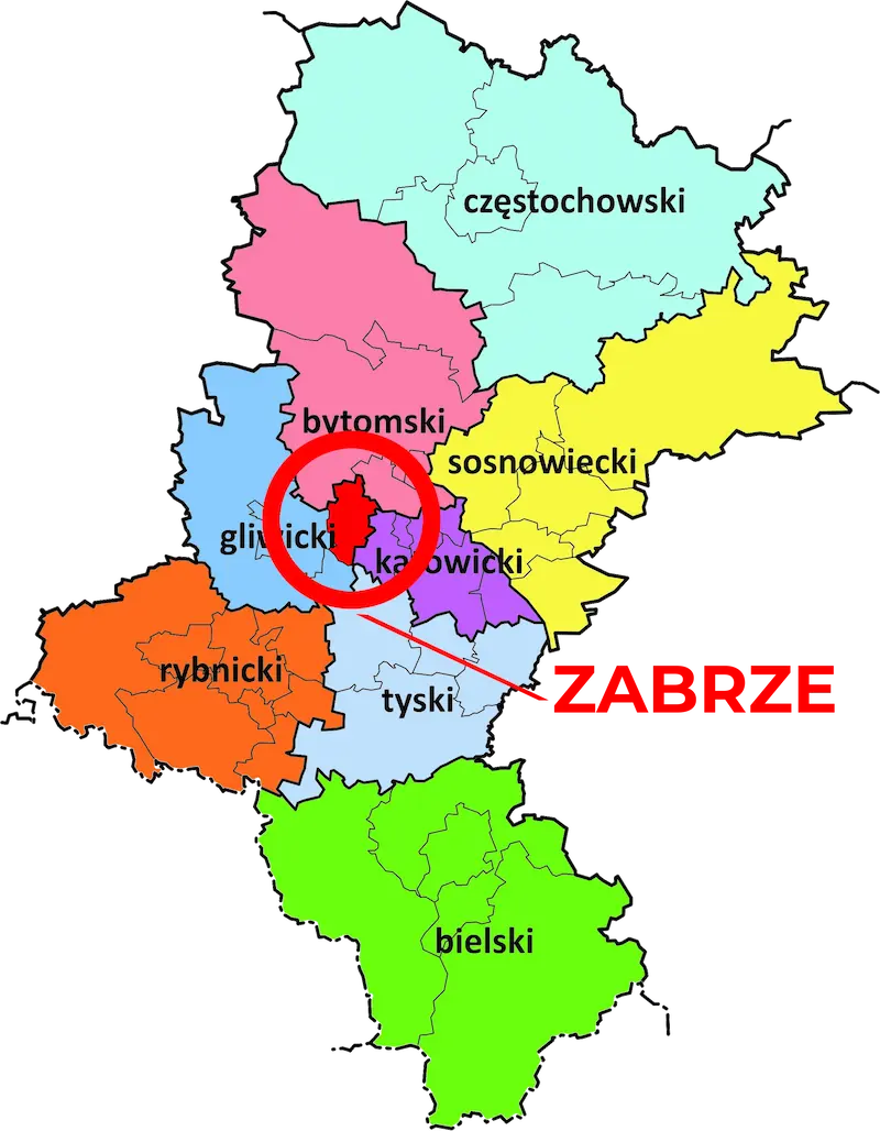 Mapa-slaska-zabrze